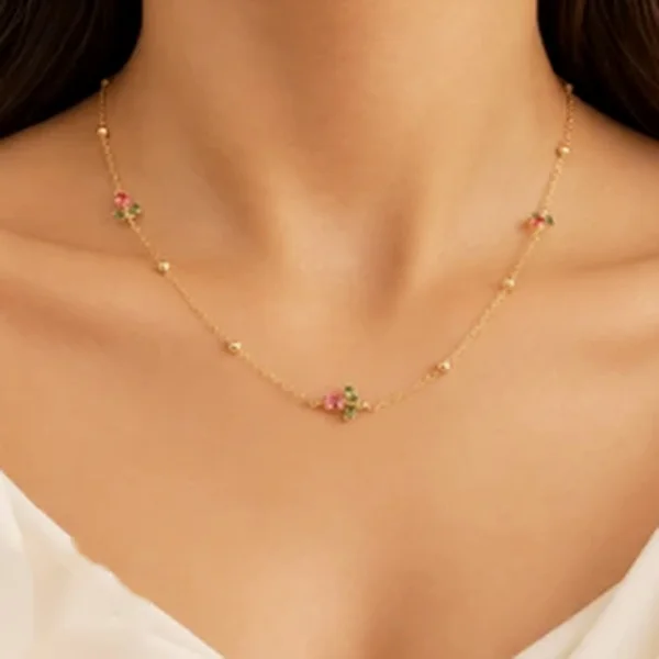 Delicate Italian Single Line Gold Chain