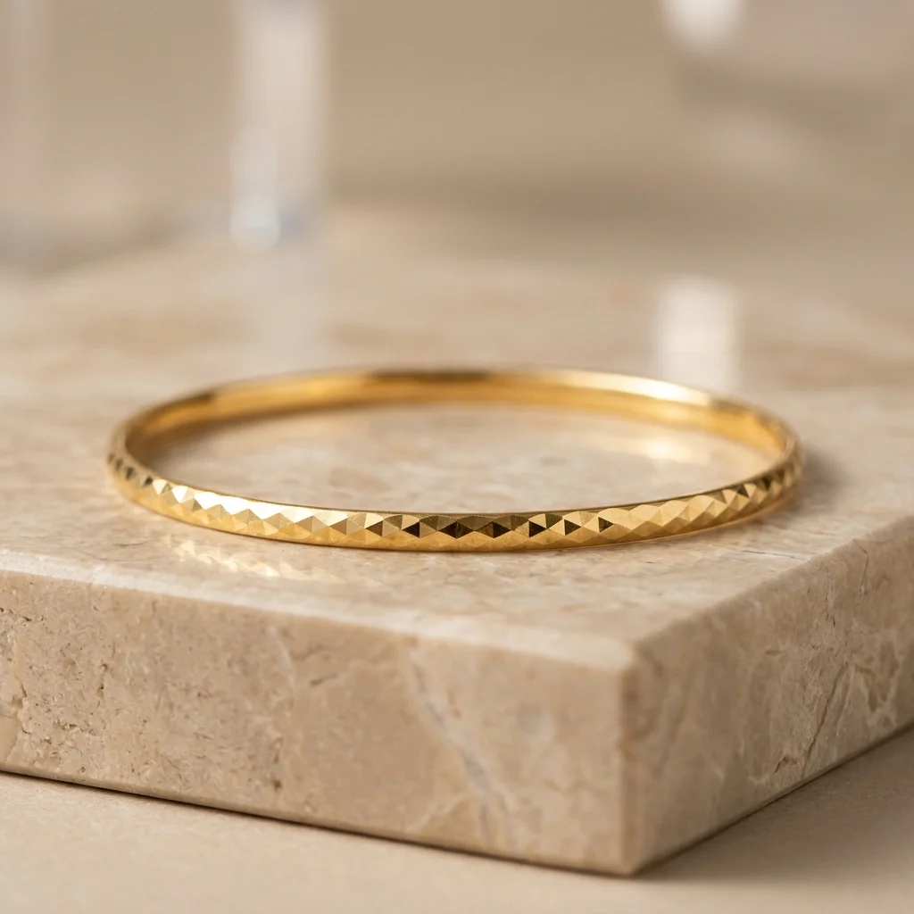 Slim Gold Daily Bangle